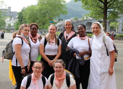 Les élèves AS en stage au… pèlerinage diocésain à Lourdes