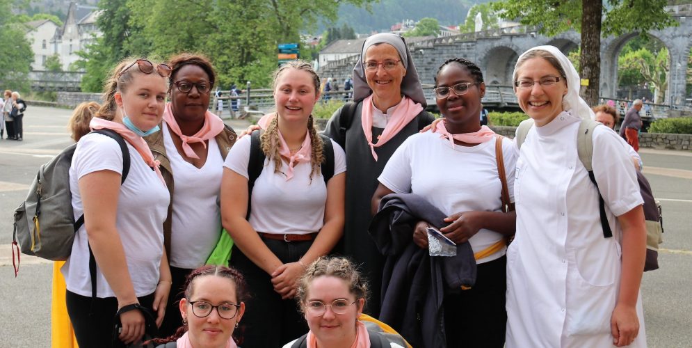 Les élèves AS en stage au… pèlerinage diocésain à Lourdes