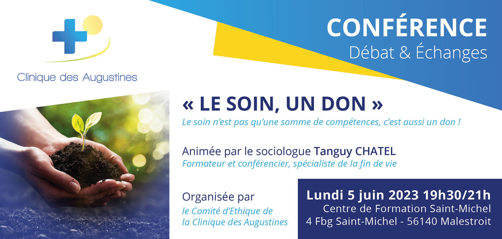 Conférence de Tanguy Châtel « Le soin, un don »