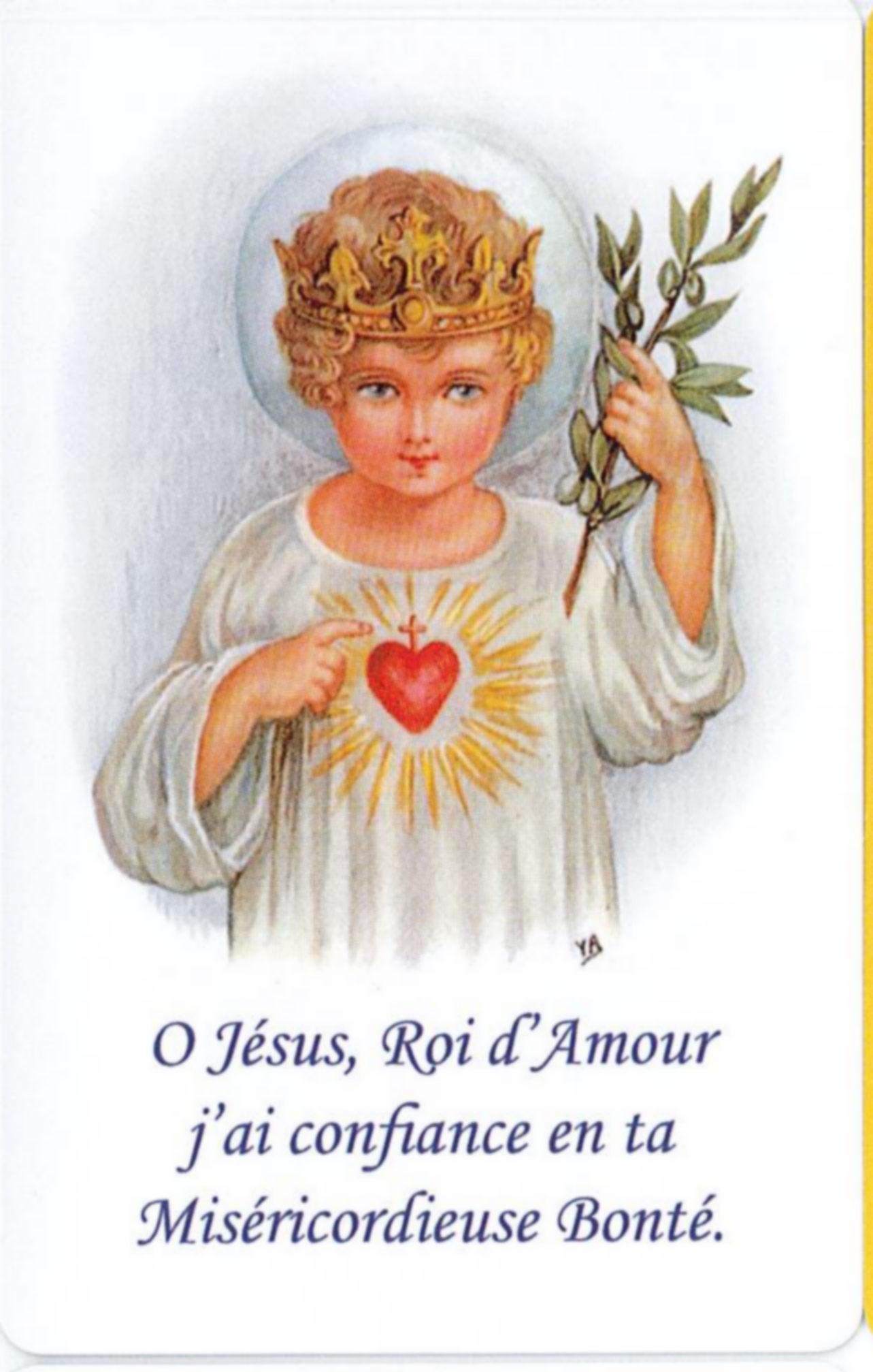 Mère Yvonne-Aimée de Malestroit : Ô Jésus, Roi d'Amour j'ai confiance en ta Miséricordieuse Bonté Carte-priere-jra_communaute-des-augustines