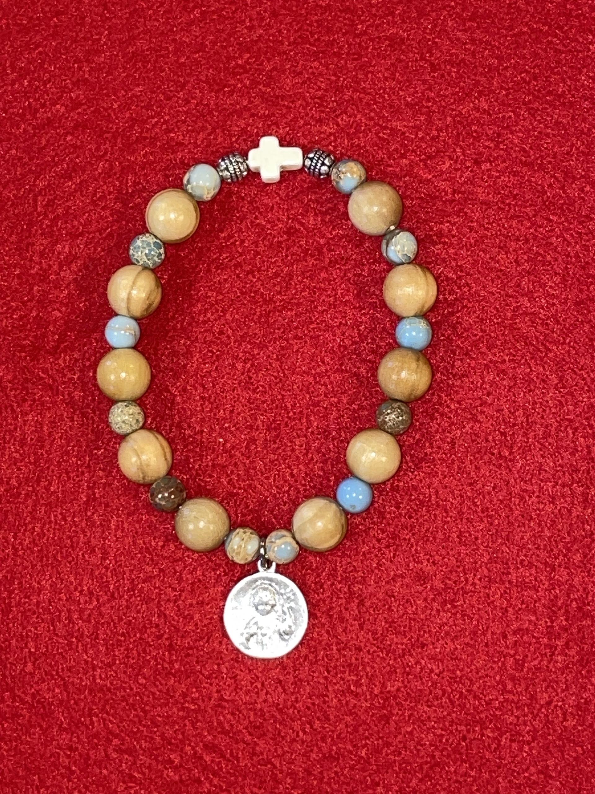 Bracelet-dizainier bois d'olivie